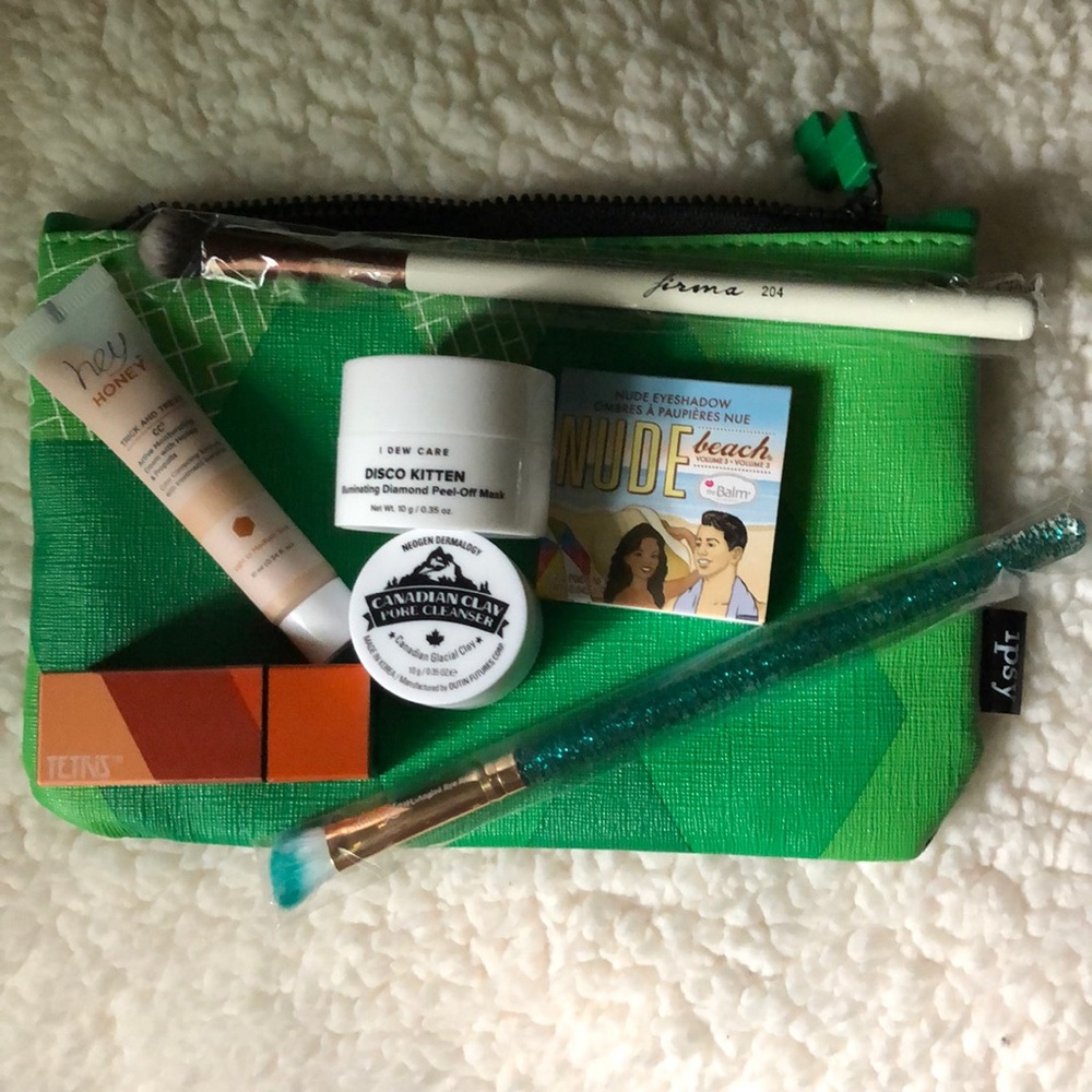 Ipsy bag with samples